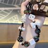 Anti-Lost Mobile Phone Lanyard Strap Hand-beaded Car Keychain Creative Phone Hand Rope