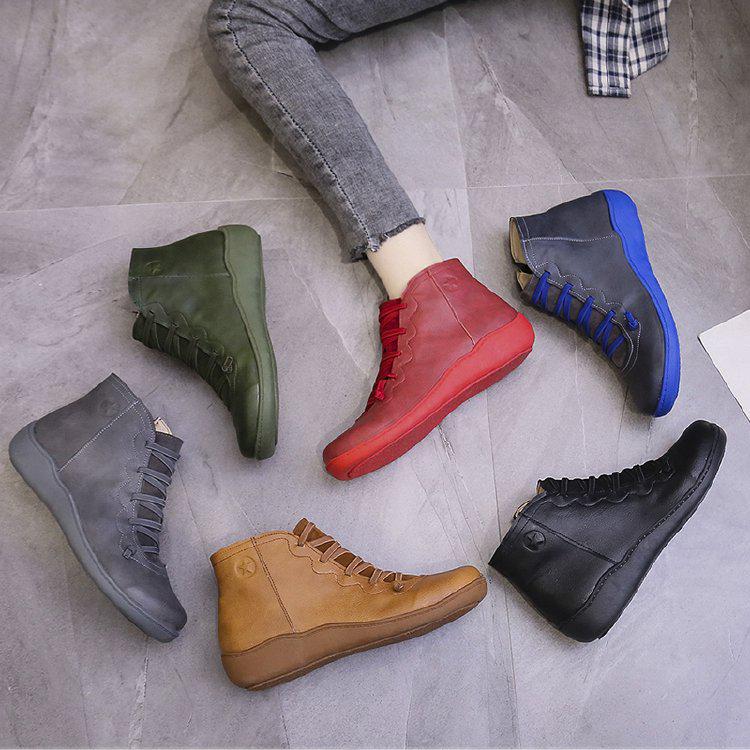 Fashion Shoes New Winter Women's  Fashion Side Zipper Non-slip Wear-resistant 6 Boots Large Size High-top Casual Short Boots 2024