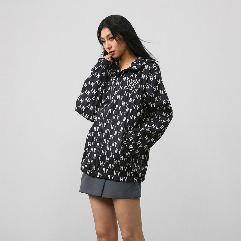 New MLB MONOGRAM Reading Collection New York Yankees Jackets Coats Unisex Black 3AWJM0143-50BKS