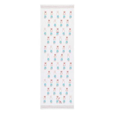 Contex Ткань для лица с бордюром 33 x 100 Полотенце, Календарь, Кролик, Розовый, Прибл.. см, 50378-002