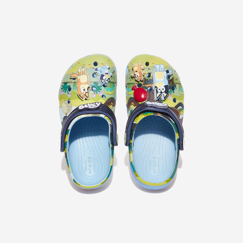 Crocs Bluey Classic Clog Kids, CRS210558, 1010110704, популярная корейская обувь