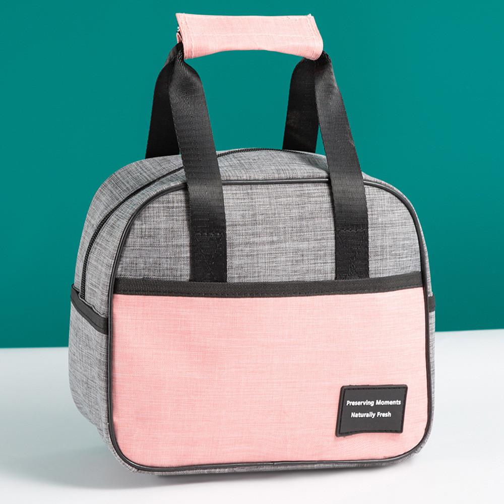 Food Ecofriendly Insulated Bag Tote With Aluminum Layer For Travel School And