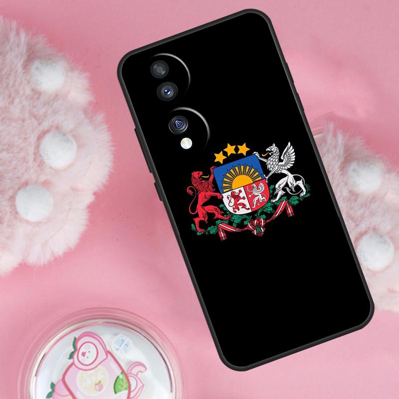 Чехол Флаг Латвии Для Honor Magic 7 5 6 Lite Pro Honor 200 Pro 50 70 90 X9b X9a X8b X8a X8 X9 X9c Обложка