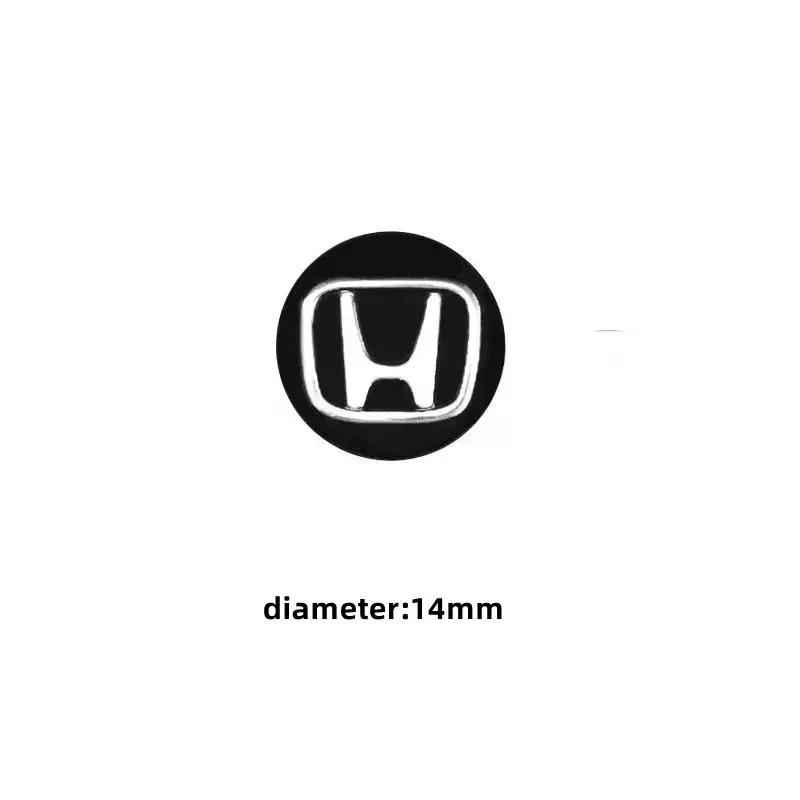 Car Key Emblem Sticker Logo Auto Key Logo Sticker Emblem Decoration Decals for Mugen Power Honda Civic Accord CRV Hrv Jazz