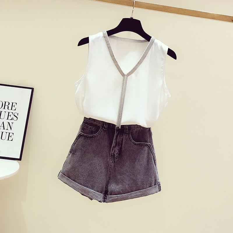 Шифоновая майка на подтяжках для женщин, носящих свободные и сексуальные костюмы с майкой без рукавов под ней