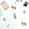 1set Cartoon Bunny Animals Wall Stickers Kids Cute Rabbit DIY Children Mural Decal Baby Bedroom Nursery Rooms Home Wall Decor