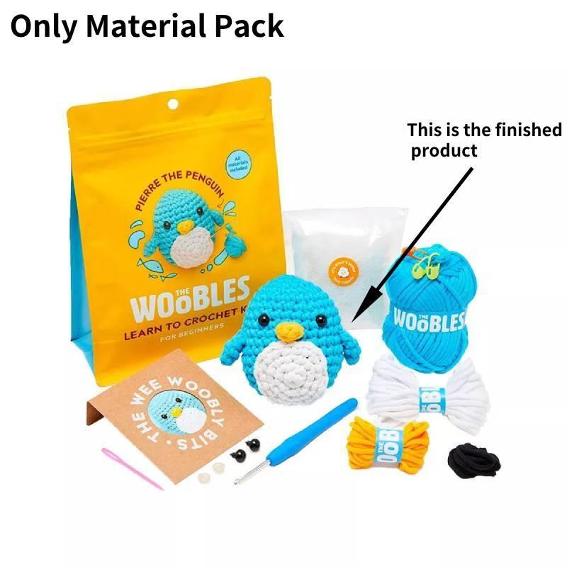 Набор для начинающих вязальщиков крючком с увлекательными видеоуроками для создания животных своими руками в весеннем сезоне 2023 года