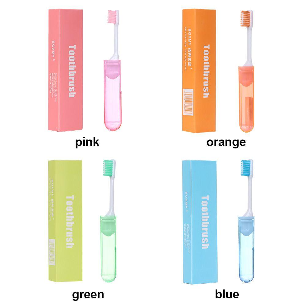 Health Travel Camping Portable Oral Cleaning Business Trip Outdoor Tooth Brush Folding Toothbrush