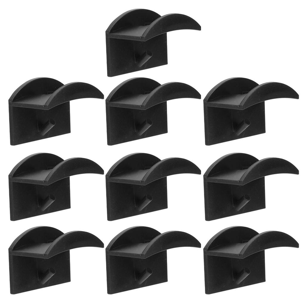 10Pcs Adhesive Hat Hooks Long Lasting Adhesive Holder for Hat Earphone Bag Small Pendants