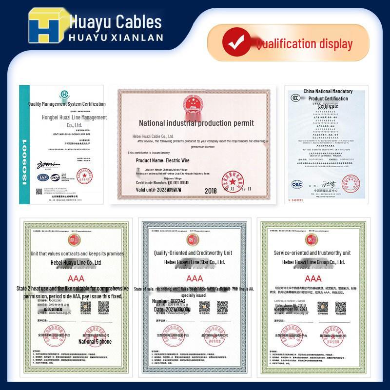 National Standard YJV Copper Core Cable, 4 Core, 10-16mm² Power Wire for Charging Piles