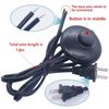 Black Footswitch Plastic Foot Pedal Push Switch with 1.8m Cable   Lamp Light On-Off Control