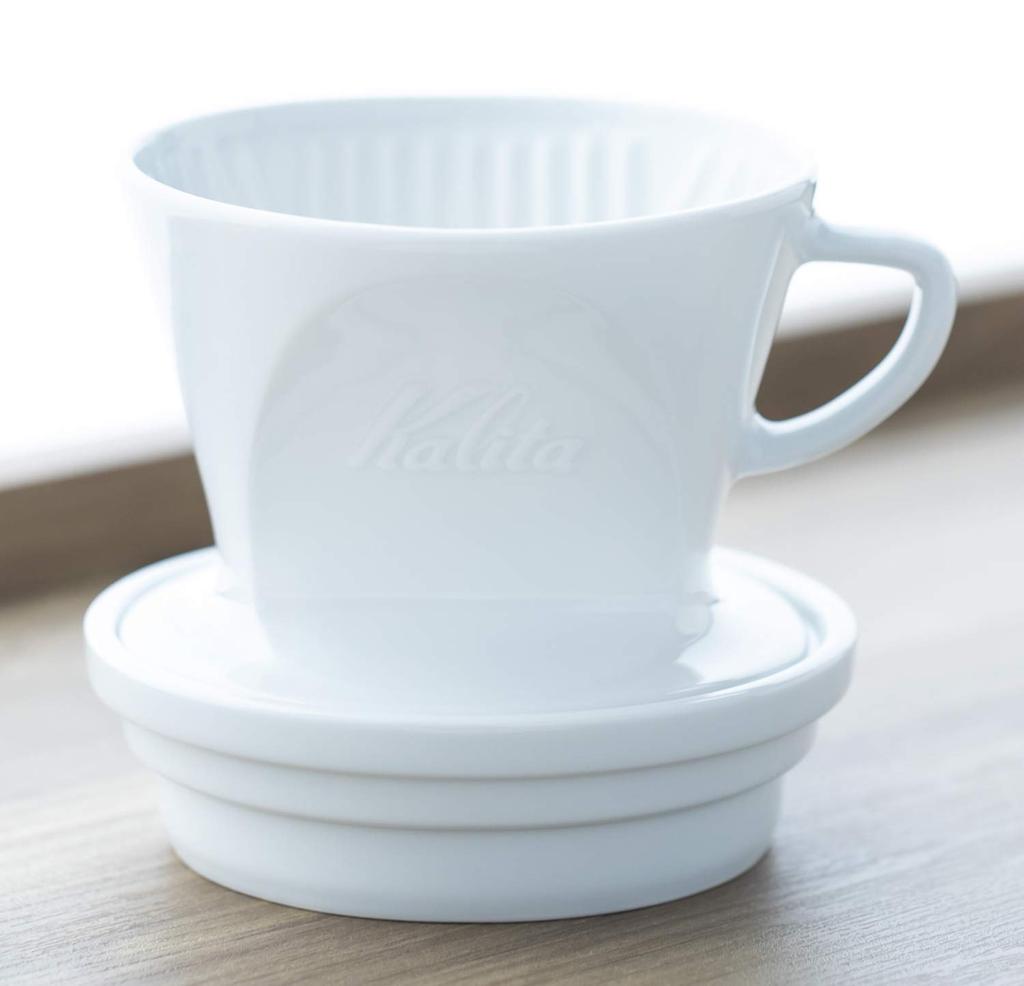 Kalita Highly Heat Retaining Ceramic Coffee Drip Tray Hasami Ware HASAMI Pottery Made In Japan Drip Utensil #44040 Porcelain Stylish Camping Outdoor