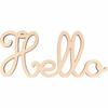 Wooden Word 25 X 11 Cm - Hello