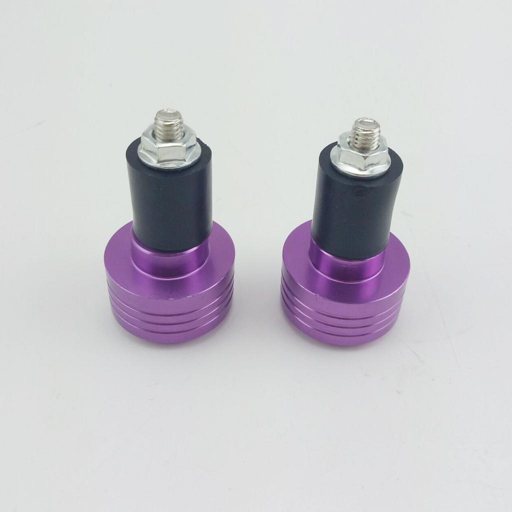 Szmsmy Специальный Баренды! Грипса на руль для мотоциклов Алюминиевые специальные заглушки! Грипса на торец руля для мотоциклов Алюминий (фиолетовый)