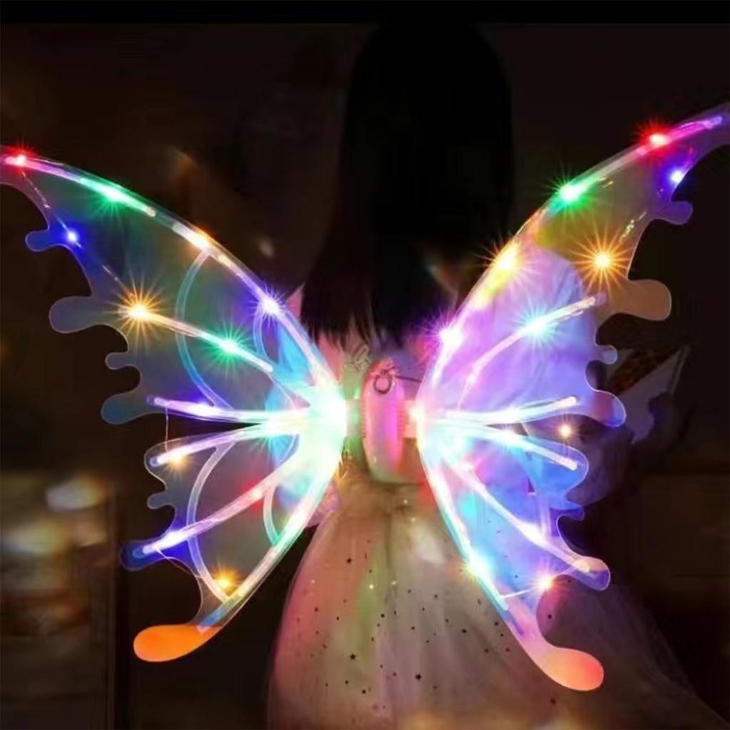 Детская светящаяся бабочка с электрическими крыльями, музыкальный подарок