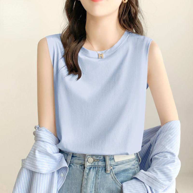 Cool and Comfortable Women's Sleeveless Cotton Vest for Women