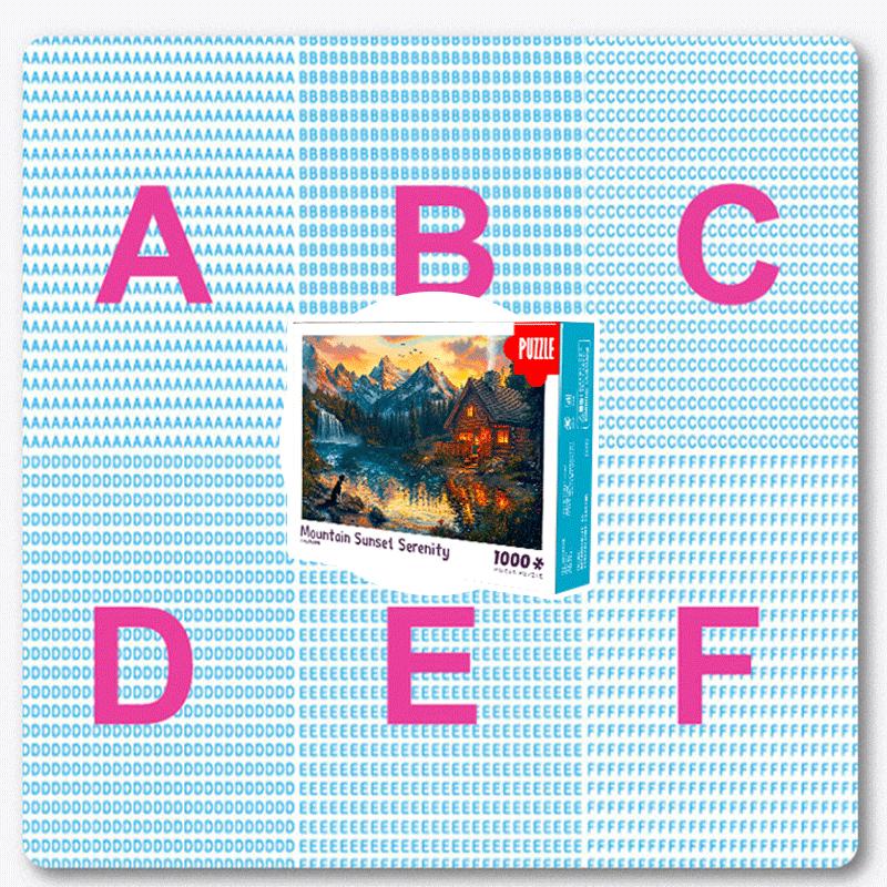 Большие пазлы с закатом 1000 деталей для взрослых: Горный закат Безмятежность, Большой 70x50см (27,5x19,7 дюйма)