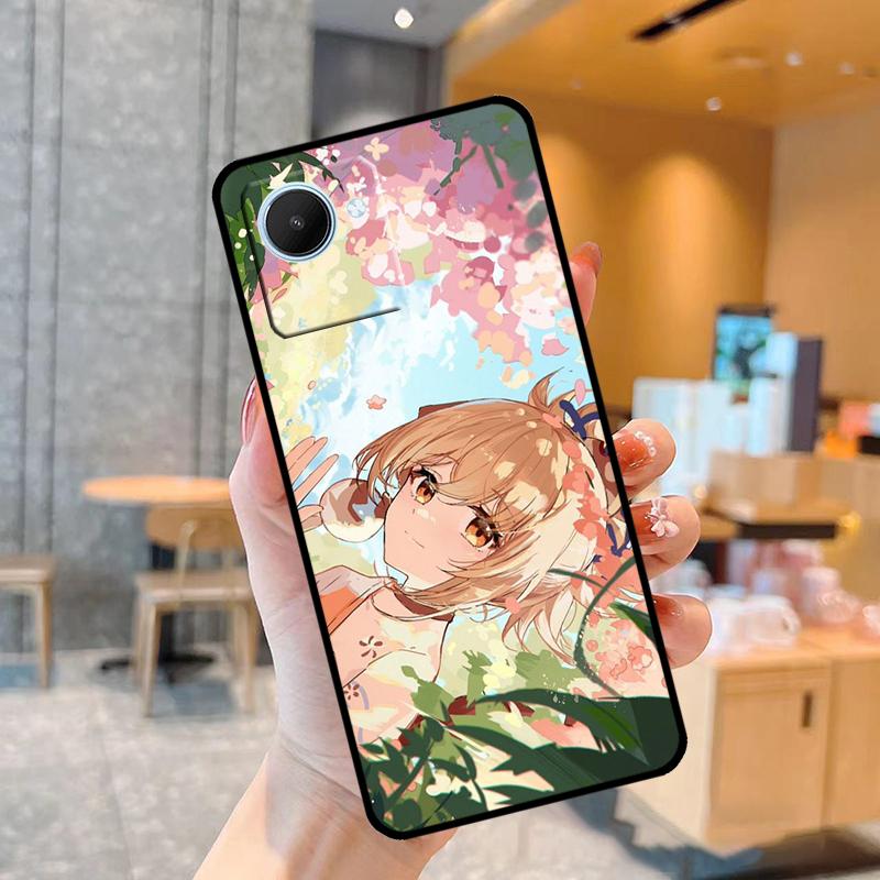 Чехол аниме Genshin Impact Yoimiya для Realme C55 C33 C31 C35 C30 C11 C15 C25s C21Y GT Neo 5 3T 2T 8 9 10 11 Pro Plus