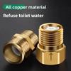 Обратный клапан одностороннего действия Прямоточный Туалетный Защита от обратного потока Водонагреватель Резьбовые трубные фитинги и аксессуары Медь