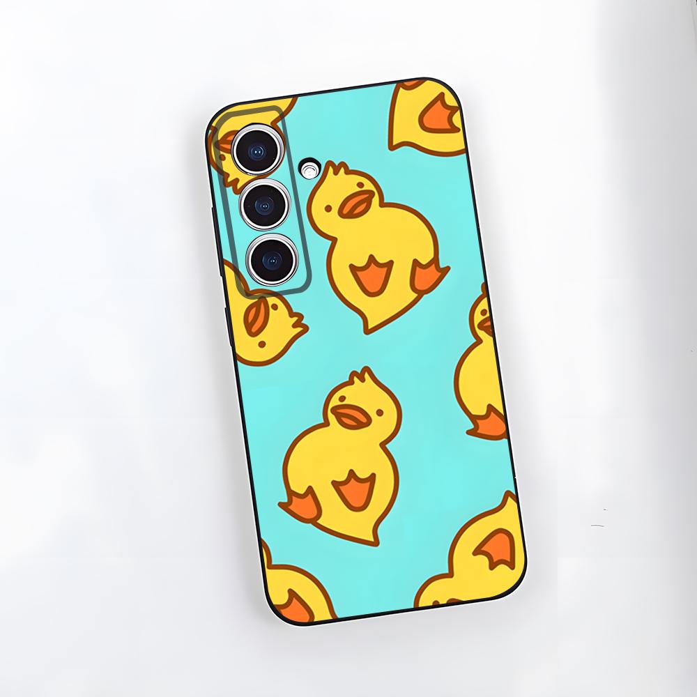 Cute Cartoon Duck Phone Case For Samsung A25 A13 A33 5G A54 A36 A35 A56 A52 A14 Shockproof Soft Cover