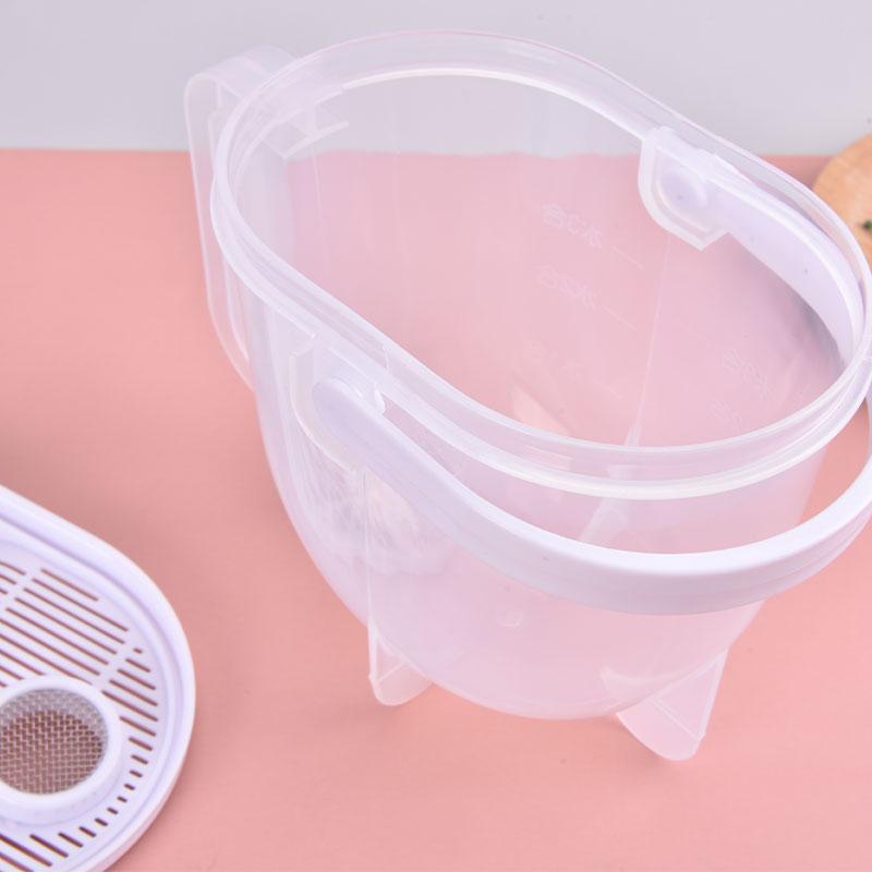 1 шт. Удобный кухонный пластиковый очиститель Быстрая мойка Устройство для мытья риса KTY