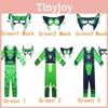 Wild Kratts Creature Power Suit Costume For Kids With Green Navy Jumpsuit And Mask