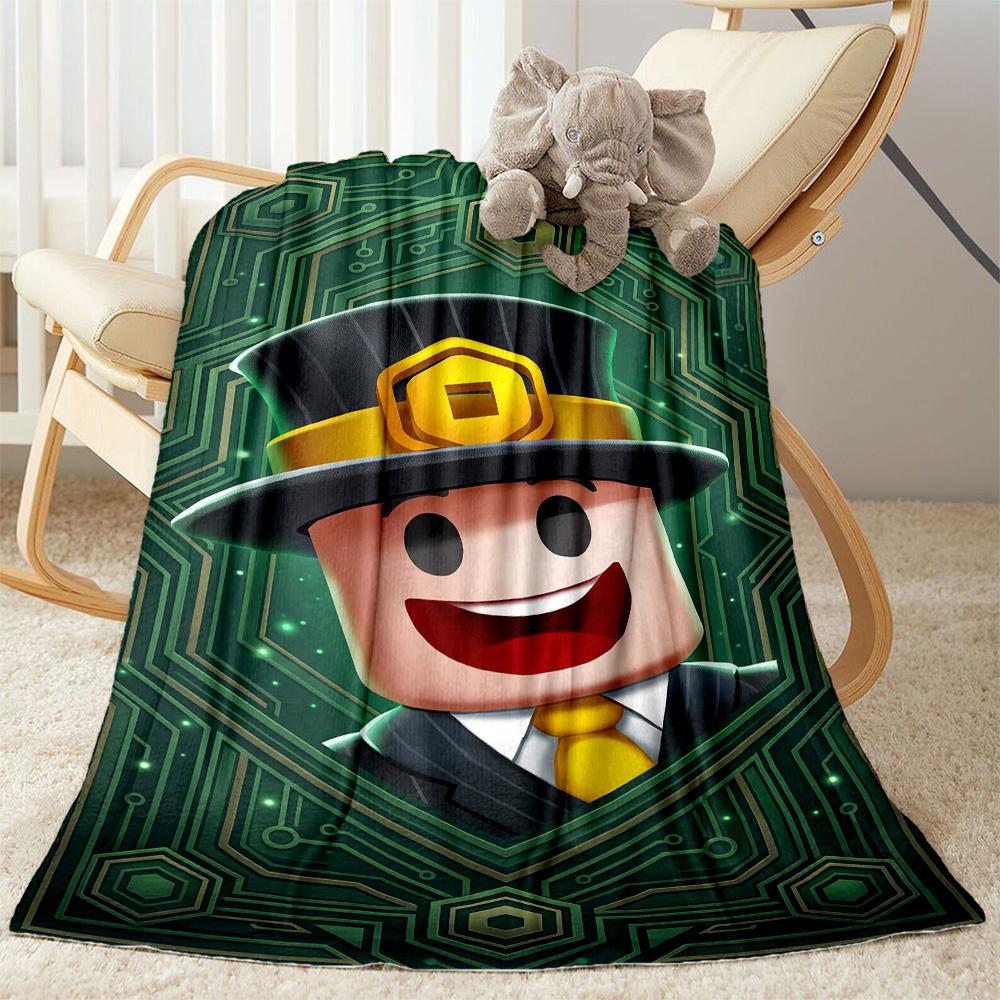 Roblox 243 Blanket Soft & Cozy Great for Sofa Office Chair Livingroom All-Season Use Modern Ideal Gift for Friends Family Couples Picnic