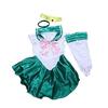 [Ban'an Shop] Sailor Moon-style Cosplay Costume, Halloween, Year-End Party, Pretty Guardian, 4-Piece Set | Green, Size M