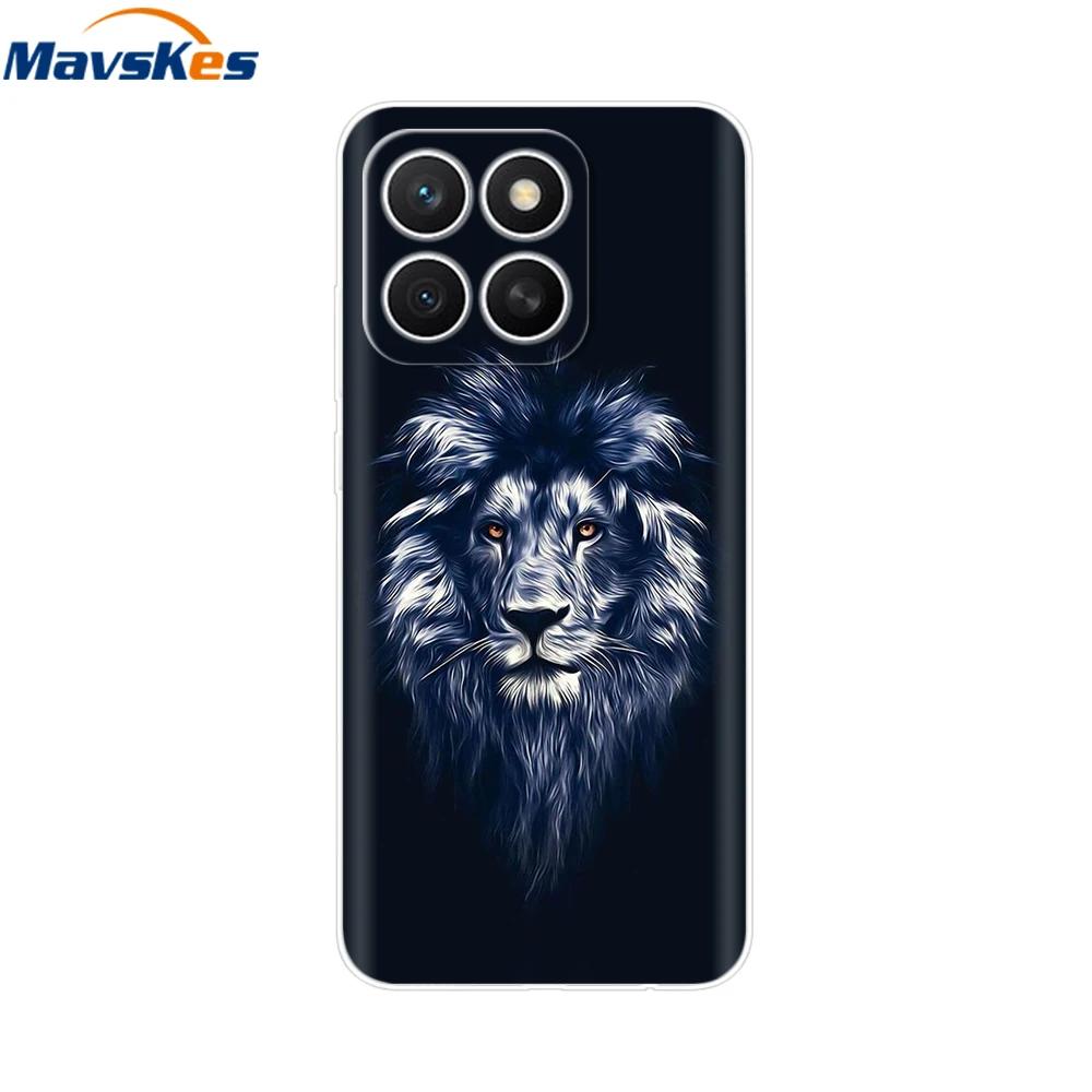 Чехол для Honor X8c HonorX8C 2025 Новая Мода Мультяшная Задняя Крышка Мягкий ТПУ Прозрачные Чехлы для Телефона Для Honor X8c Fundas Сумки Защитные