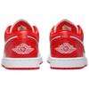 Jordan Женские низкие ретро-баскетбольные кроссовки Air Jordan 1, дышащие, красно-белые DC0774-110