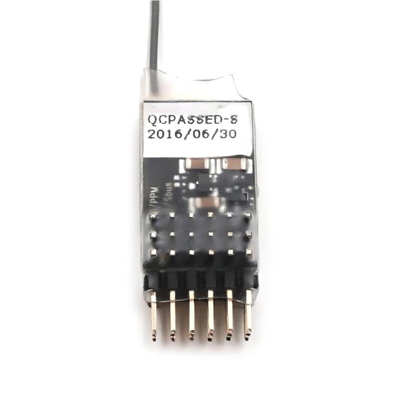 R6DS 2.4GHz Remote Control Receiver 6/10 Channels SBUS/PWM/PPM for Fixed Wing AT9S/AT9S Pro/AT10/AT10II Transmitter