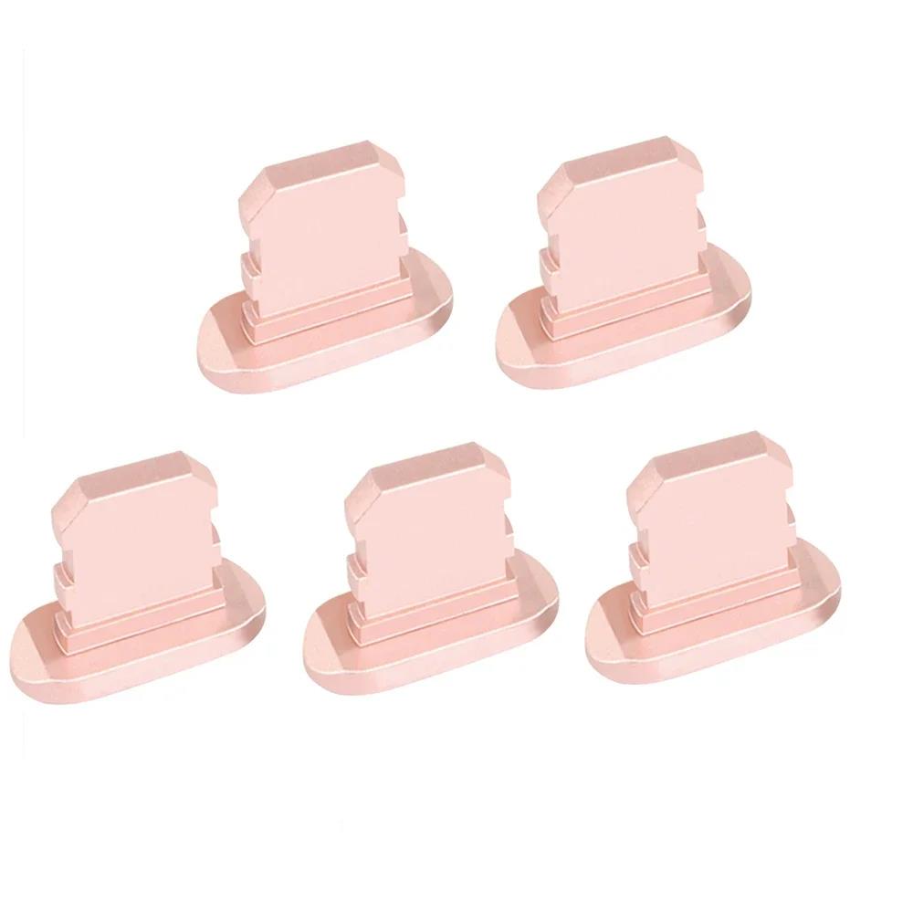1/5Pcs Anti Dust Plugs Charging Port Protector Dustplug for iPhone 14 Pro Max 13 12 11 Mini Plus iPad Airpods Metal Covers2