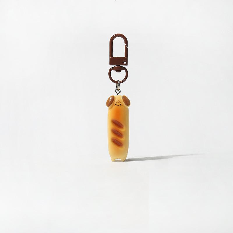 Милый мультяшный багет брелок личность кавайный животное хлеб автомобиль брелок кулон рюкзак украшения аксессуары подарки