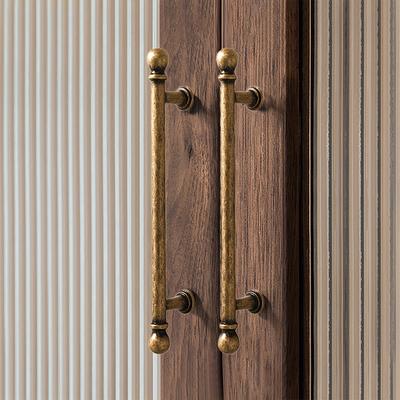 1 шт. Цельнолитые ручки-скобы из цинкового сплава, ручка из цинкового сплава, ручки для шкафа из античной бронзы, цельнолитые ручки-кнопки из цинка, античная латунь