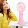 Ручной вентилятор Мини-система охлаждения для дома и офиса, 3-скоростной настольный электрический портативный розовый