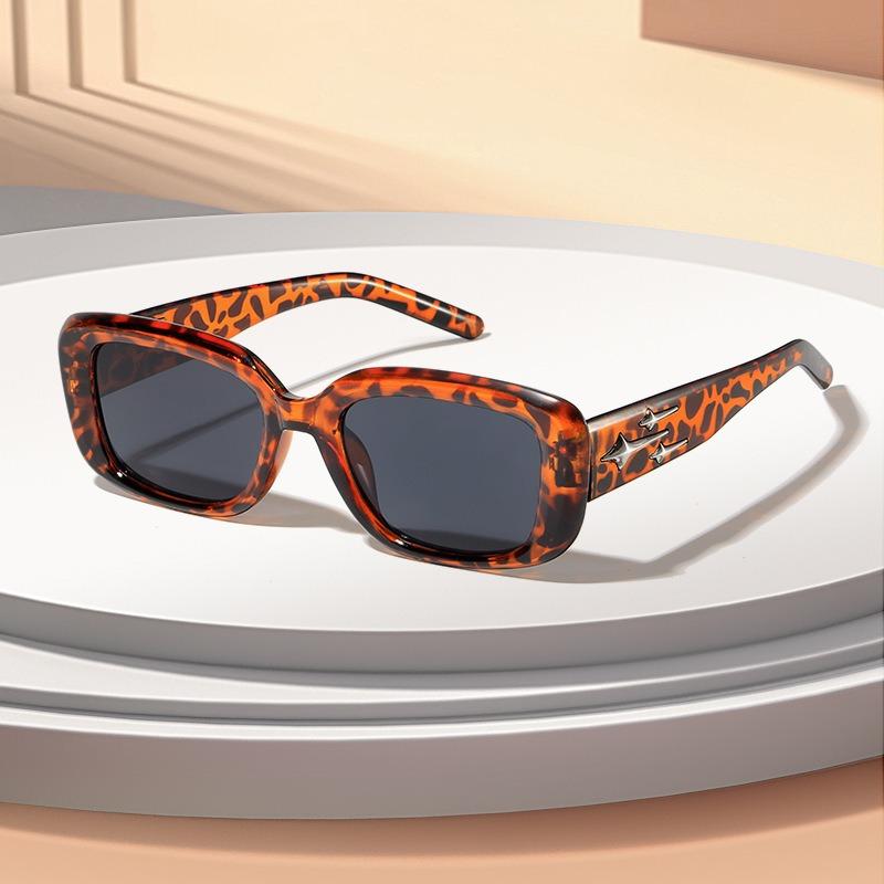 Square Gradient Sun Glasses Luxury Brand Small Rectangle Sun Glasses Street Photo Sunglasses Sun Protection