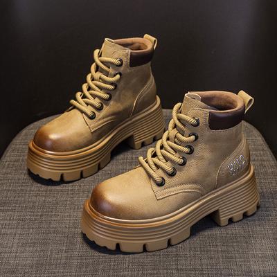 Женские ботинки Мартин 2025 новые ретро ботинки-локомотивы европейско-американские кожаные короткие рабочие ботинки британские универсальные женские ботинки