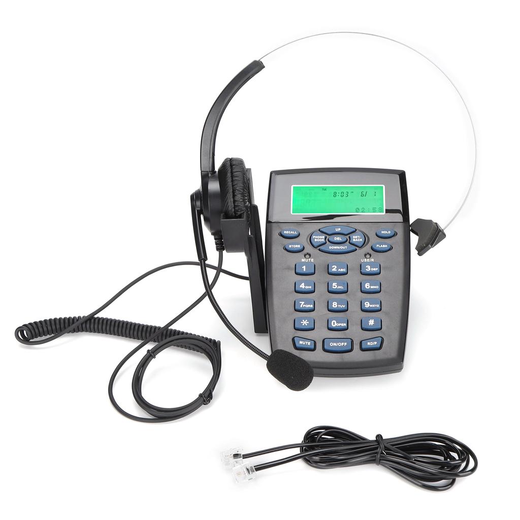 HT820 Проводная телефонная гарнитура для колл-центра с всенаправленным микрофоном для офиса и дома