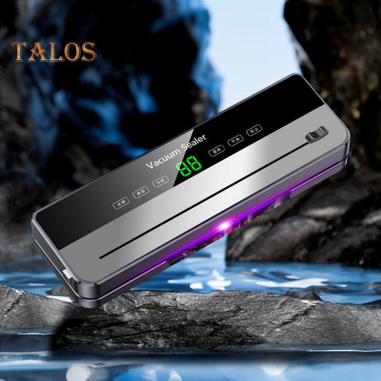 Вакуумный упаковщик с мощной мощностью всасывания, высокоскоростной двигатель, водонепроницаемый сенсорный экран, съемный дизайн, автоматическая запайочная машина с вилкой стандарта США