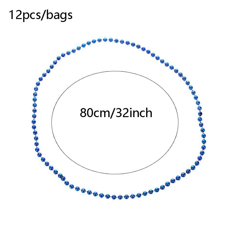 Masquerade Beaded Necklace St. Patrick's Day Independence Day Mardi Gras Beads Mardi Gras Party