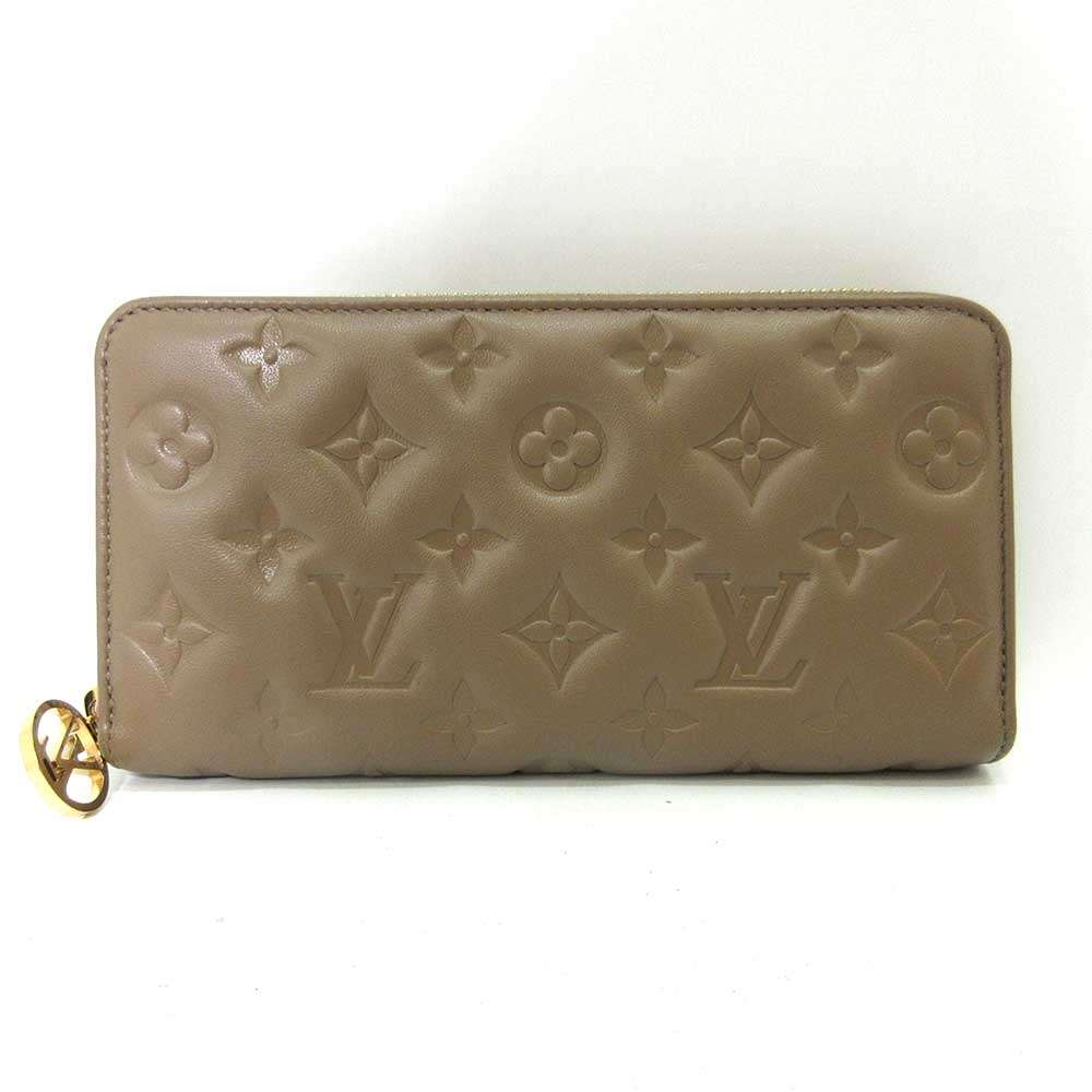 Used LOUIS VUITTON EmbossingPurse leather Women