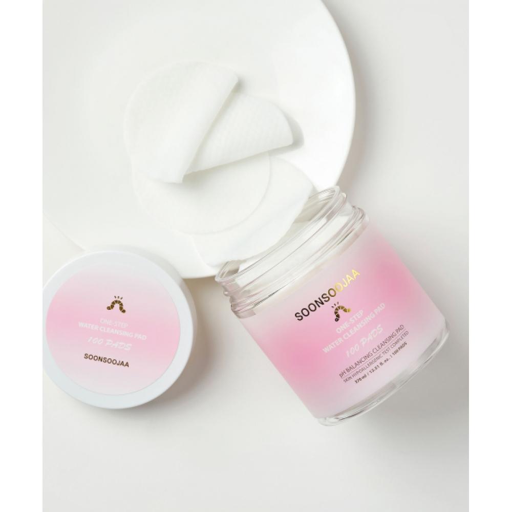 Soonsoojaa Очищающие подушечки для лица 370 мл 100 штук