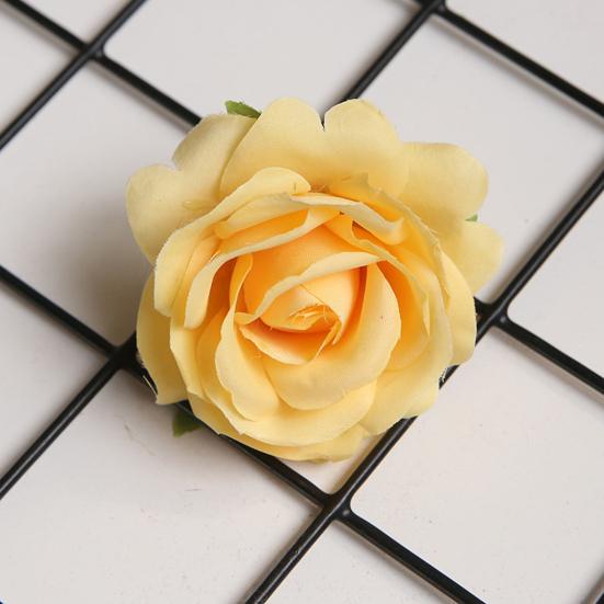 2 шт. 7 см искусственная голова розы красочные реалистичные многоразовые неувядающие DIY домашний офис свадебные украшения маленький цветок из искусственного шелка для взрослых секс-одежда