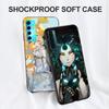 Черный чехол TPU для oneplus 8 pro 8t 9 9R Nord 2 ce N10 N100 N200 4G 5G impact Xiao Genshin