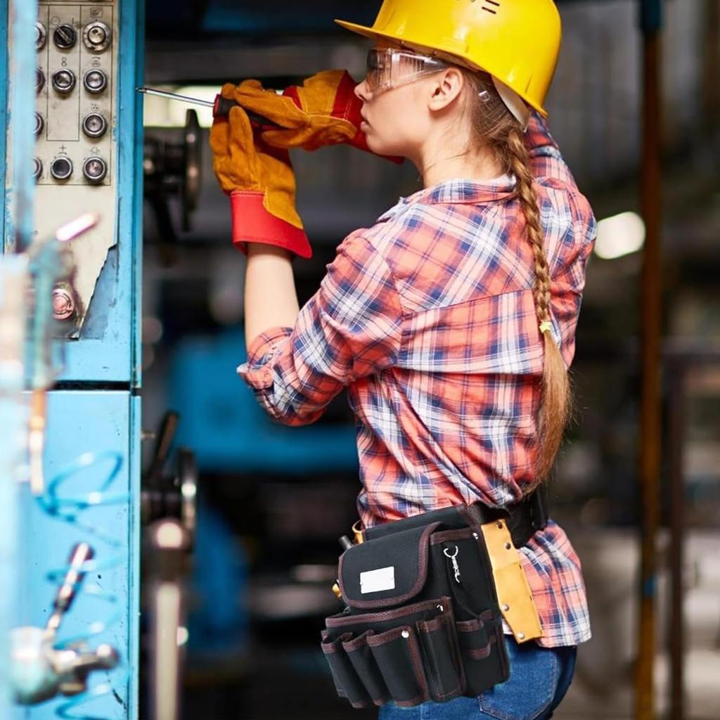 VorsiPro Tool Waist Tool Tool Storage Work Apron Detachable Waist Bag with Large Durable for and Other Work Bag, Bag, Pouch, Bag, Bag, Electrician's