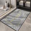 Modern Simple Marble Bathroom Toilet Water Absorption Quick-drying Pad Rubber Non-slip Home Entrance Door Mat