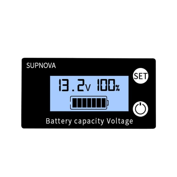 SUPNOVA DC 8-100 В Индикатор емкости аккумулятора Вольтметр Датчик напряжения, стиль: синий