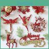 Christmas Tree Creative Snowflake Star Shaped Pendant Holiday Decoration Props
