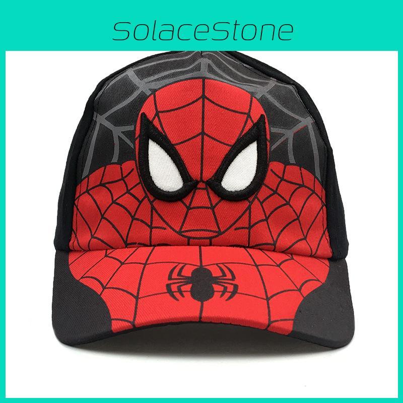 Spider Man Kids Cotton Baseball Cap With Embroidery Sun Hat For Outdoor Play And Sun Protection