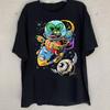 Футболка Ed Roth Rat Fink с коротким рукавом, хлопковая, женская, черная, размеры от S до 5XL, CB387, унисекс